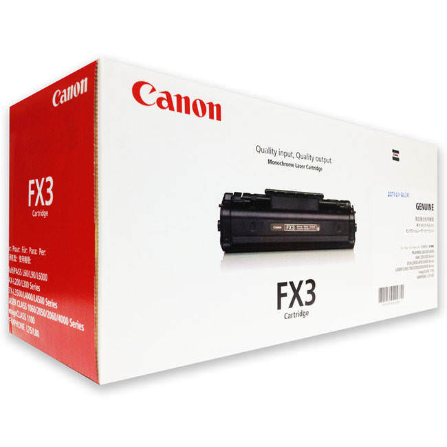 Canon Fx3 Laser Toner Cartridge, Black