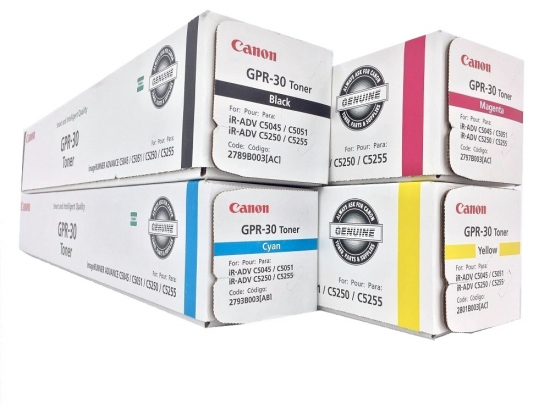 Canon GPR-30 Toner  - Black, Cyan, Magenta, Yellow