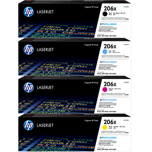 HP 206X High Yield Toners