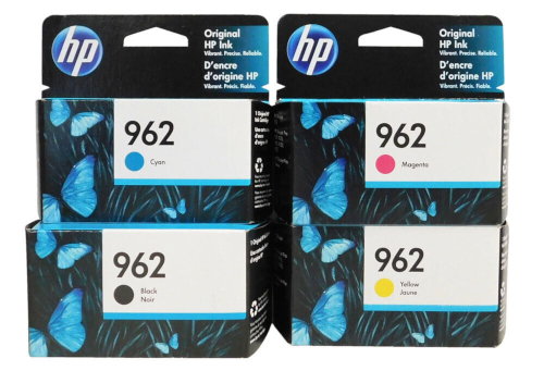 HP Original 962 Black, Cyan, Magenta, Yellow Ink Cartridges